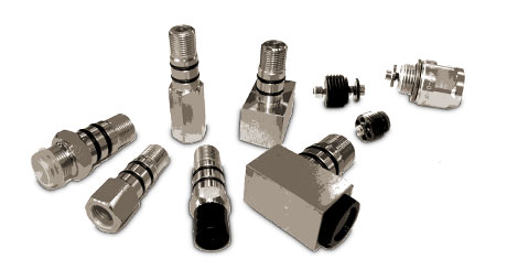   Adapters and parachute valves  